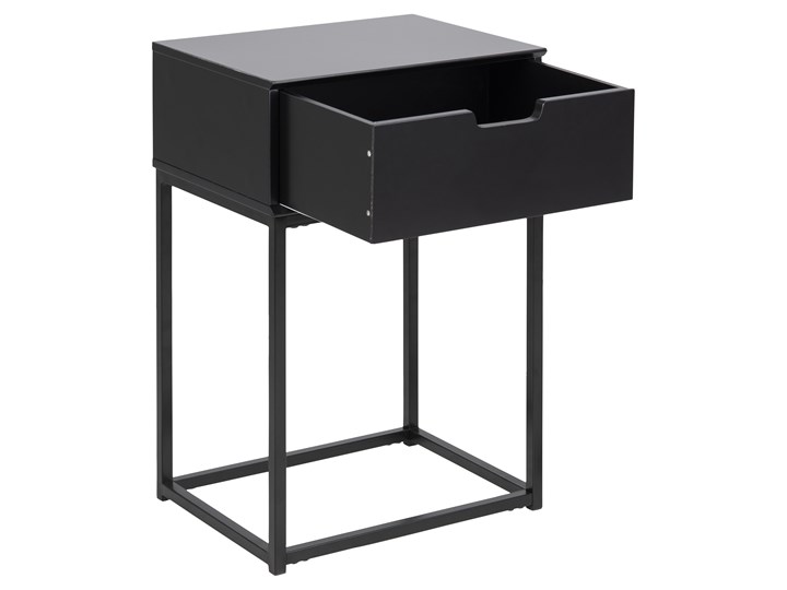 Szafka nocna Eavey Bed 40x62 cm czarna Typ Nocne