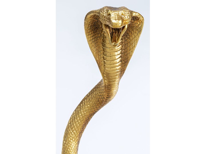 Figurka dekoracyjna Snake 17x39 cm złota Kategoria Figury i rzeźby Zwierzęta Kolor Złoty
