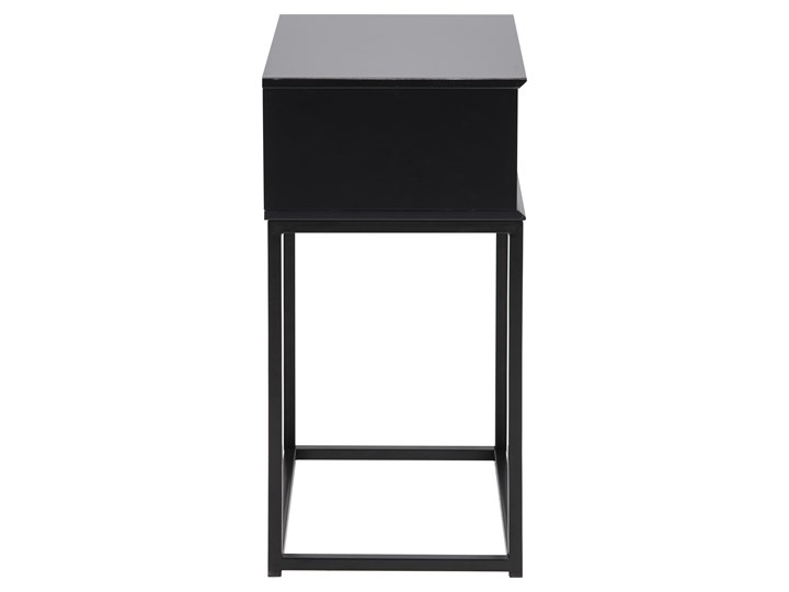 Szafka nocna Eavey Bed 40x62 cm czarna Typ Nocne Kolor Czarny