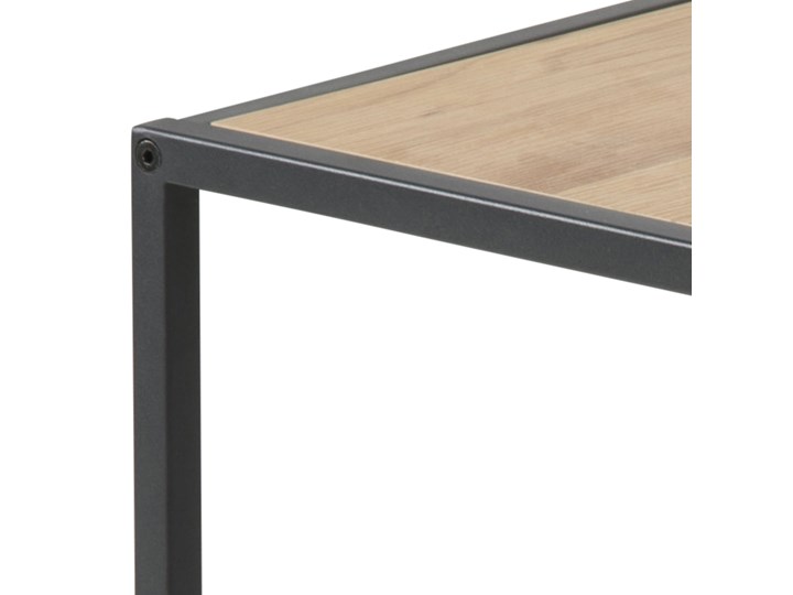 Zestaw dwóch stolików kawowych Favors Metal Wysokość 40 cm Płyta meblowa Szkło Wysokość 45 cm Zestaw stolików Rozmiar blatu 40x40 cm