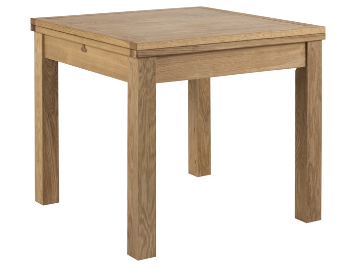 Stół rozkładany Dulaney 80-160x80 cm naturalny Liczba miejsc Do 6 osób Drewno Długość po rozłożeniu 160 cm