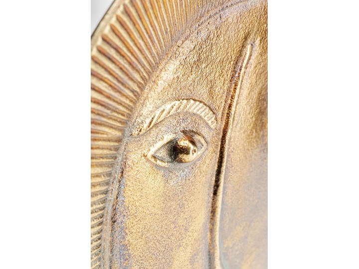 Figurka dekoracyjna Man On Earth 31x38 cm brązowo-złota Metal Kolor Brązowy Kategoria Figury i rzeźby