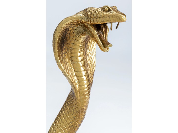 Figurka dekoracyjna Snake 17x39 cm złota Kategoria Figury i rzeźby Zwierzęta Kolor Złoty