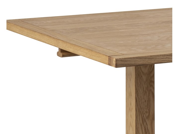 Stół rozkładany Dulaney 80-160x80 cm naturalny Drewno Rozkładanie Rozkładane
