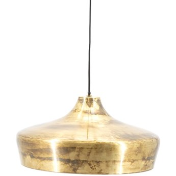Lampa wisząca metalowa złota Ø46x22 cm