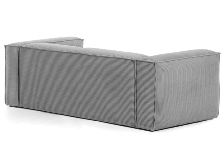 Sofa Blok 240x69 cm szara Wielkość Trzyosobowa Kategoria Sofy i kanapy
