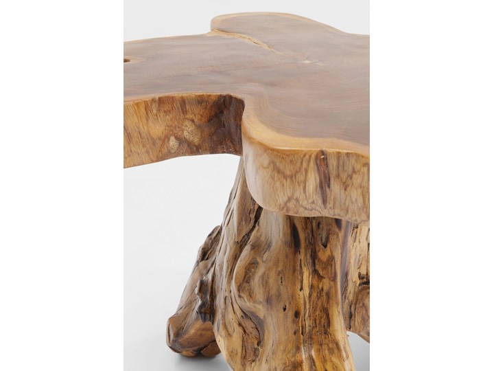 Stolik kawowy Tree 63x63 cm drewniany Drewno Kolor Beżowy