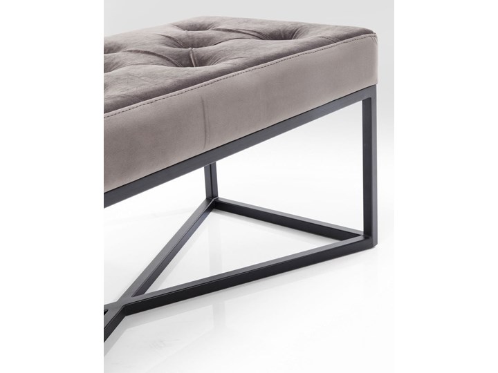 Ławka Crossover 90x40 cm szara Styl Nowoczesny