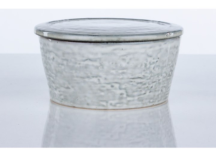 Pojemnik z pokrywką Rustic 14x7 cm szaroniebieski Żaroodporny Ceramika Kategoria Pojemniki i puszki