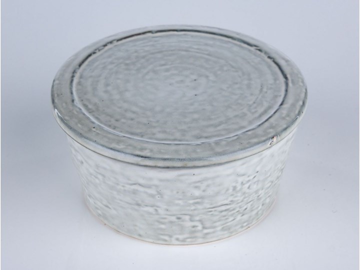 Pojemnik z pokrywką Rustic 14x7 cm szaroniebieski Kategoria Pojemniki i puszki Ceramika Żaroodporny Typ Pojemniki