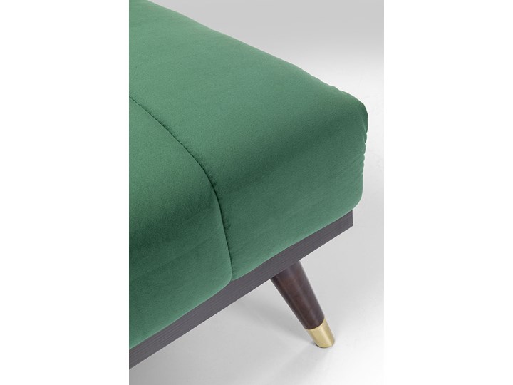 Sofa rozkładana Whisky 181 cm zielona Stała konstrukcja Typ Gładkie Kolor Zielony