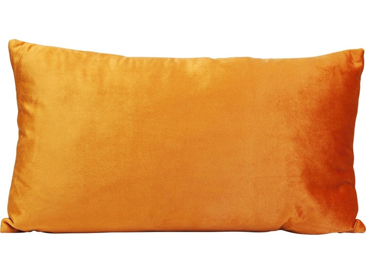 Poduszka dekoracyjna Classy Rings 50x28 cm pomarańczowa Aksamit 28x50 cm Poszewka dekoracyjna Prostokątne Poliester Kategoria Poduszki i poszewki dekoracyjne