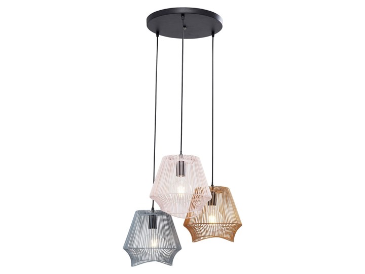 Lampa wisząca Ischia Dining Spiral 53x105 cm Lampa z abażurem Kategoria Lampy wiszące Kolor Wielokolorowy