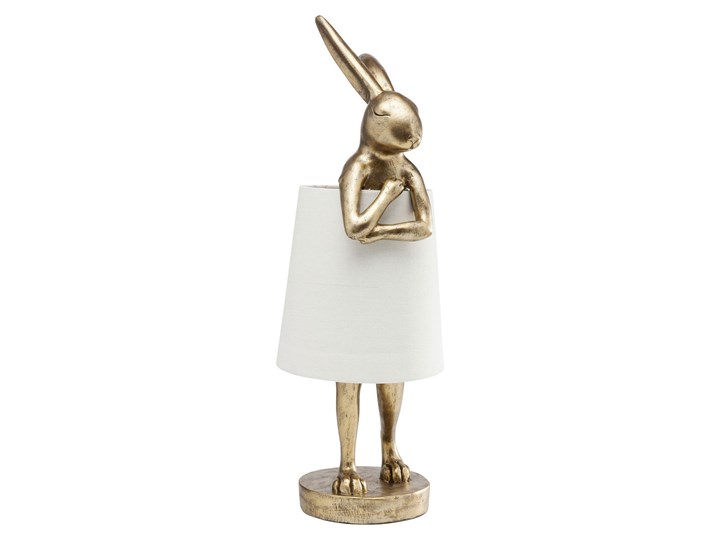 Lampa stołowa Animal Rabbit 23x68 cm złota Kolor Złoty Kategoria Lampy stołowe