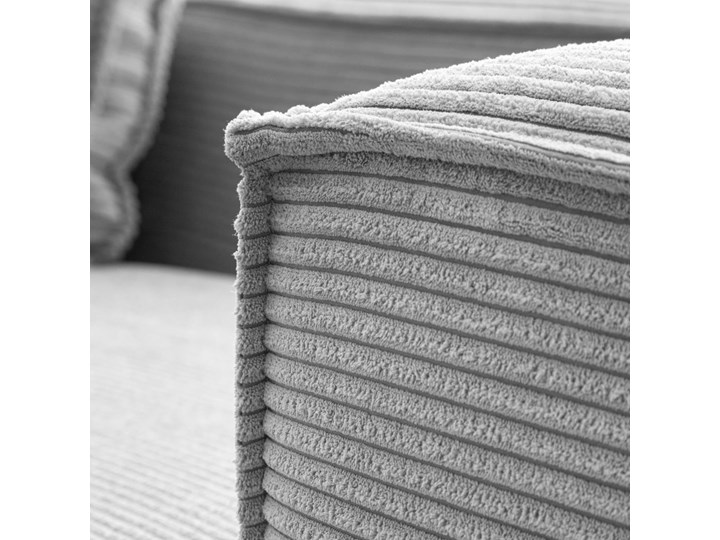 Sofa Blok 240x69 cm szara Pomieszczenie Salon Kolor Szary