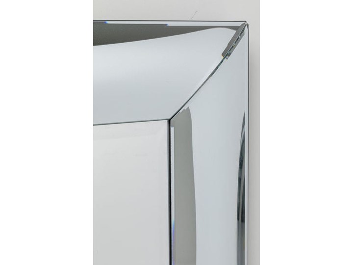 Lustro wiszące Bounce Rectangular 80x120 cm srebrne Prostokątne Ścienne Lustro bez ramy Pomieszczenie Sypialnia