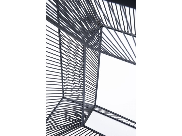 Konsola Dimension 81x36 cm czarna Wysokość 81 cm Stal nierdzewna Szkło Z samym blatem Szerokość 81 cm Kategoria Konsole