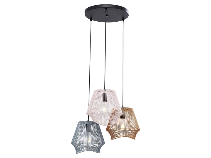 Lampa wisząca Ischia Dining Spiral 53x105 cm Lampa z abażurem Kategoria Lampy wiszące
