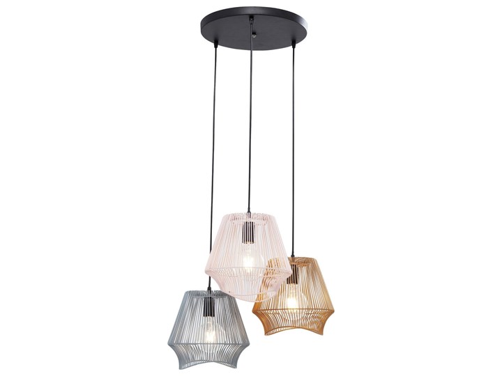 Lampa wisząca Ischia Dining Spiral 53x105 cm Lampa z abażurem Pomieszczenie Jadalnia