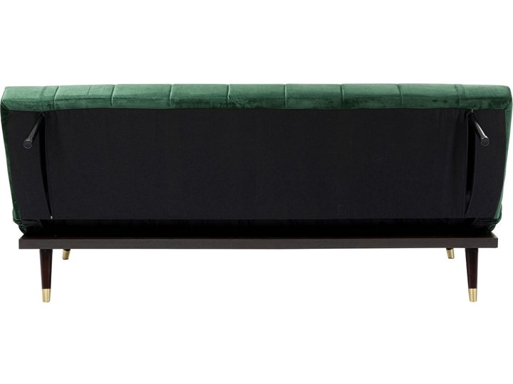 Sofa rozkładana Whisky 181 cm zielona Materiał obicia Tkanina Stała konstrukcja Kolor Zielony