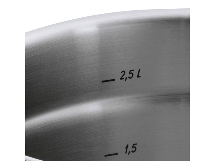 Garnek Function 1.9 L srebrny Garnek do duszenia Stal nierdzewna Indukcja