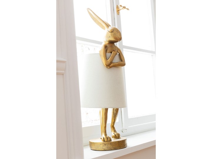 Lampa stołowa Animal Rabbit 23x68 cm złota Kolor Złoty