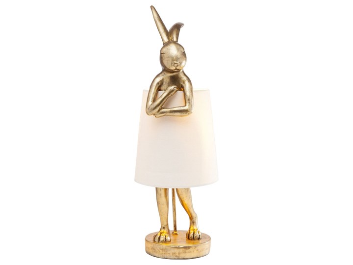 Lampa stołowa Animal Rabbit 23x68 cm złota Kolor Złoty Kategoria Lampy stołowe
