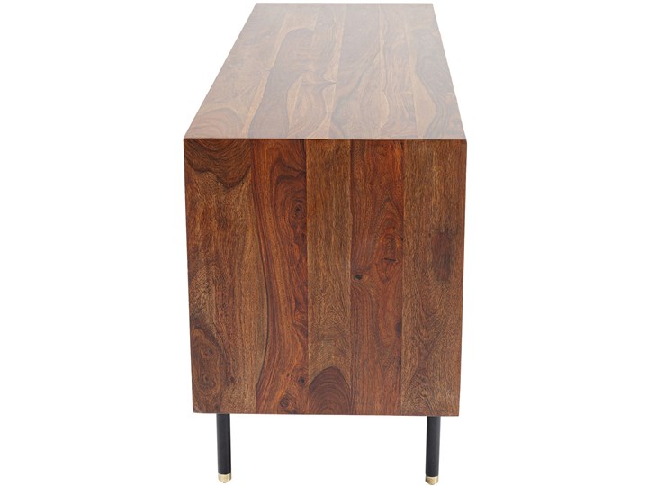 Komoda Ravello 140x68 cm sheesham brązowa Płyta MDF Wysokość 40 cm Drewno Szerokość 140 cm Pomieszczenie Pokój nastolatka