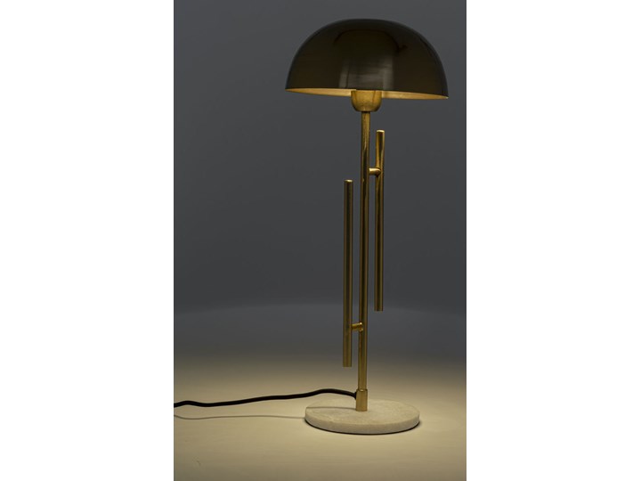 Lampa stołowa Solo Brass 22x55 cm złota Kategoria Lampy stołowe Lampa z kloszem Stal Kolor Złoty