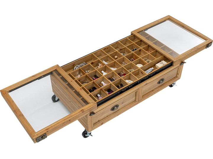 Stolik kawowy Collector Double 101x56 cm naturalny Rozmiar blatu 56x110 cm