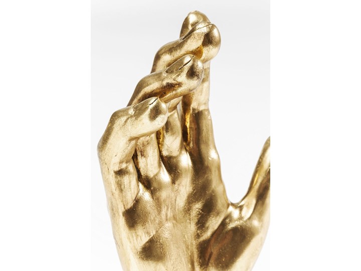 Figurka dekoracyjna Mano 23x35 cm złota Kolor Brązowy