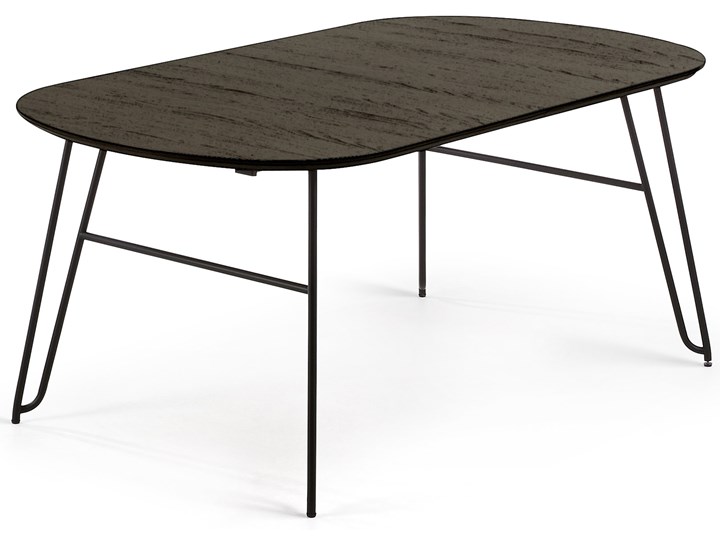Stół rozkładany Milian 170 (320) x 100 cm brązowy Kategoria Stoły kuchenne Metal Drewno Długość(n) 170 cm