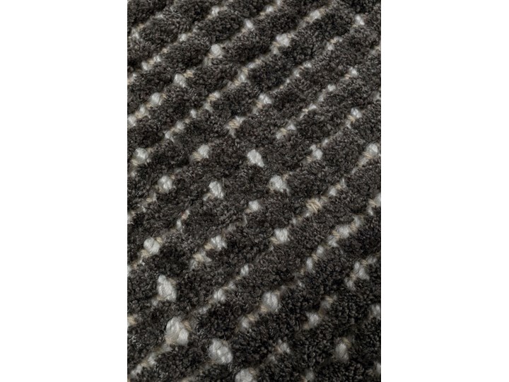 Dywan Runway 170x240 cm szary Pomieszczenie Salon Poliester Bawełna Wełna Wiskoza Dywany Prostokątny Kolor Biały