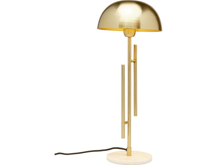 Lampa stołowa Solo Brass 22x55 cm złota Stal Kolor Złoty Lampa z kloszem Kategoria Lampy stołowe