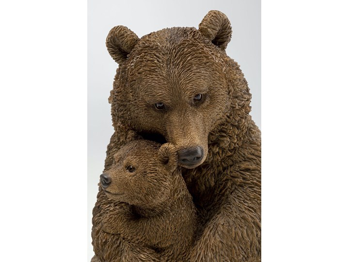 Figurka dekoracyjna Cuddle Bear Family 30x26 cm brązowa Zwierzęta Kolor Brązowy Kategoria Figury i rzeźby