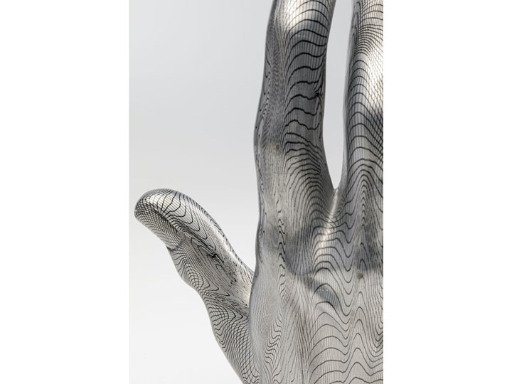 Figurka dekoracyjna Hand 25x36 cm szara
