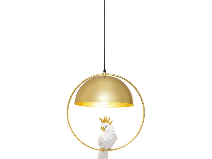 Lampa wisząca Cockatoo 46x60 cm złota Kategoria Lampy wiszące Styl Industrialny