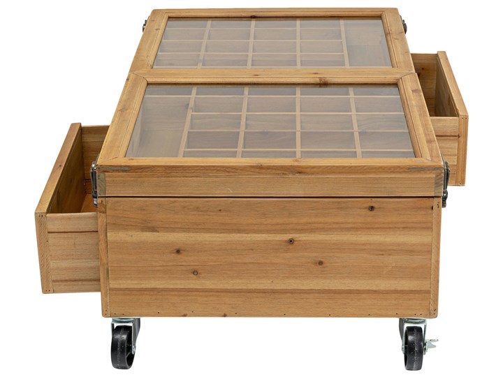 Stolik kawowy Collector Double 101x56 cm naturalny Rozmiar blatu 56x110 cm