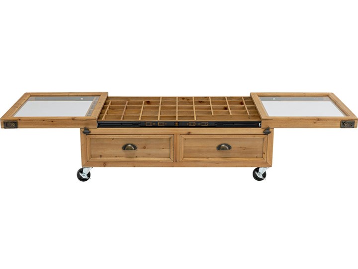 Stolik kawowy Collector Double 101x56 cm naturalny Rozmiar blatu 56x110 cm