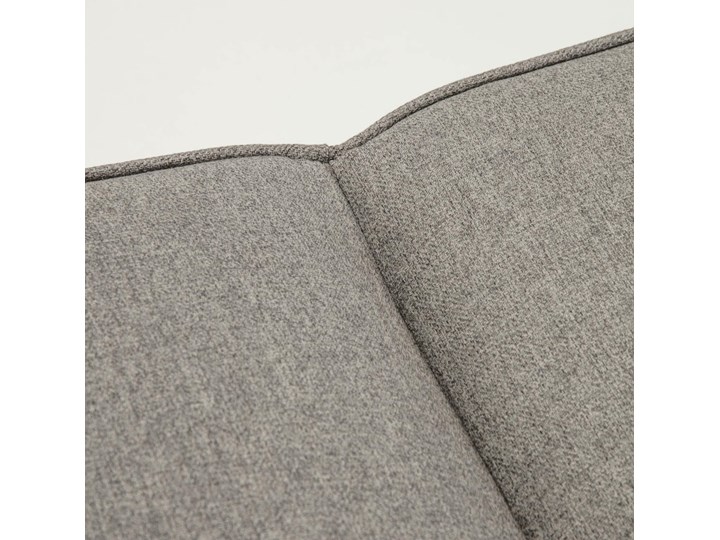 Rozkladana sofa i szezlong Nelki w kolorze szarym Stała konstrukcja Wielkość Czteroosobowa