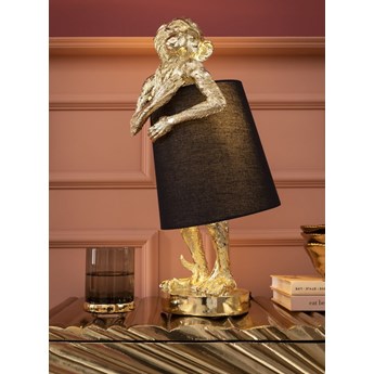 Lampa stołowa Animal Monkey 23x56 cm czarna