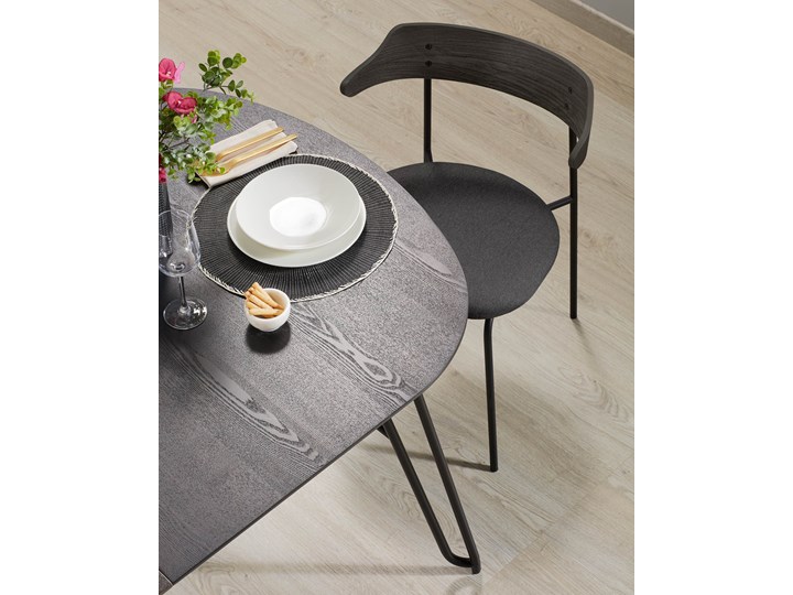 Stół rozkładany Milian 170 (320) x 100 cm brązowy Drewno Metal Kategoria Stoły kuchenne