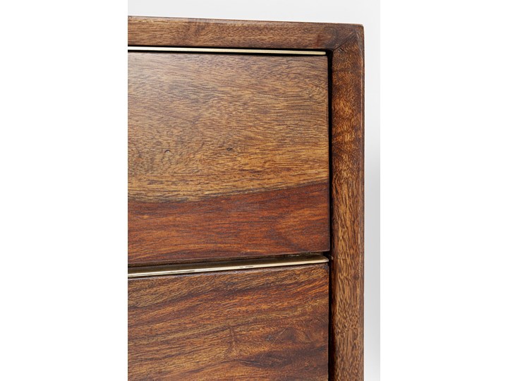 Komoda Ravello 140x68 cm sheesham brązowa Wysokość 40 cm Szerokość 140 cm Płyta MDF Kategoria Komody Drewno Pomieszczenie Pokój nastolatka