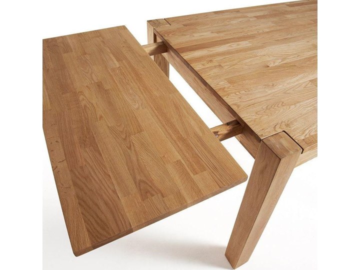 Stół rozkładany Isbel  drewniany 140 (220) x 90 cm Kategoria Stoły kuchenne Drewno Długość po rozłożeniu 220 cm