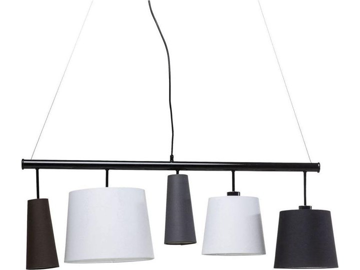 Lampa wisząca Parecchi Black 107x37 cm Kategoria Lampy wiszące Kolor Czarny