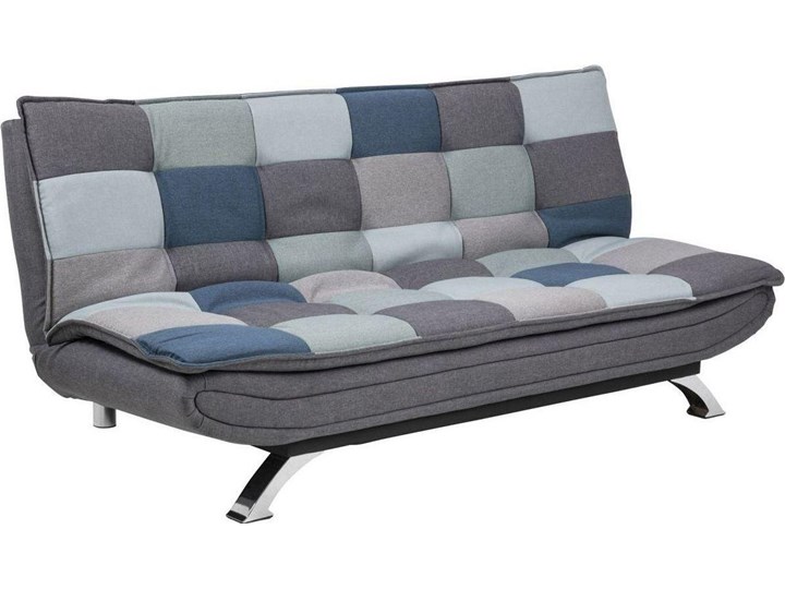 Sofa rozkładana Eveline 196x98-123 cm kolorowa patchwork Głębokość 98 cm Stała konstrukcja Nóżki Na nóżkach