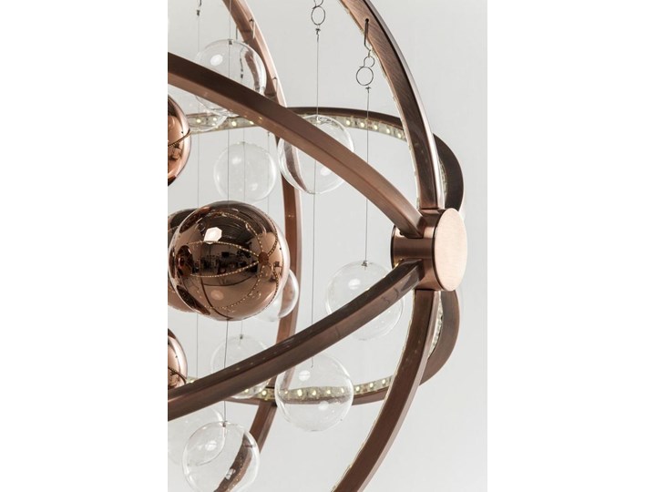 Lampa wisząca Universum LED ∅48x150 cm miedziana Metal Stal Szkło Ilość źródeł światła 1 źródło