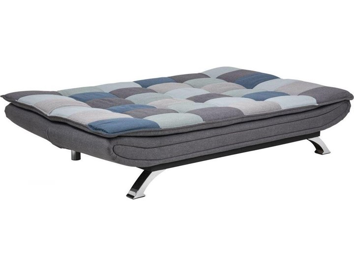 Sofa rozkładana Eveline 196x98-123 cm kolorowa patchwork Funkcje Z funkcją spania Stała konstrukcja Głębokość 98 cm Materiał obicia Tkanina