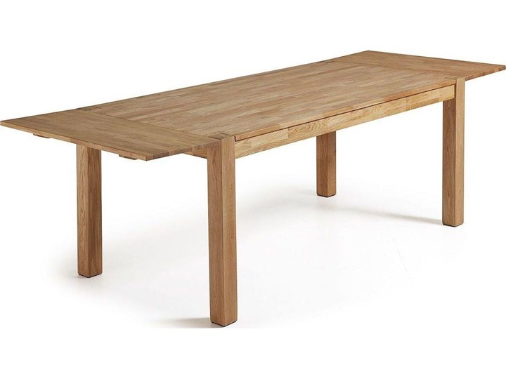 Stół rozkładany Isbel drewniany 180 (260) x 90 cm Drewno Wysokość 75 cm Rozkładanie Rozkładane Kształt blatu Prostokątny