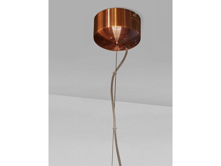 Lampa wisząca Universum LED ∅48x150 cm miedziana Stal Szkło Metal Kolor Miedziany